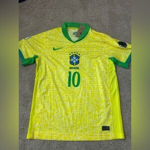Neymar jr Brazil jersey 2024 new with tags size M STITCHED